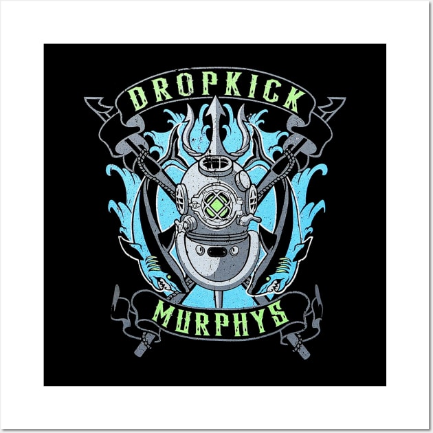 machine skull punk band dropkick Wall Art by WalkTogether